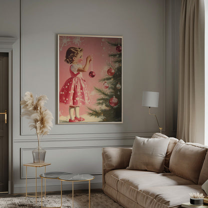 Tableau sur toile « Fille aux Boules »