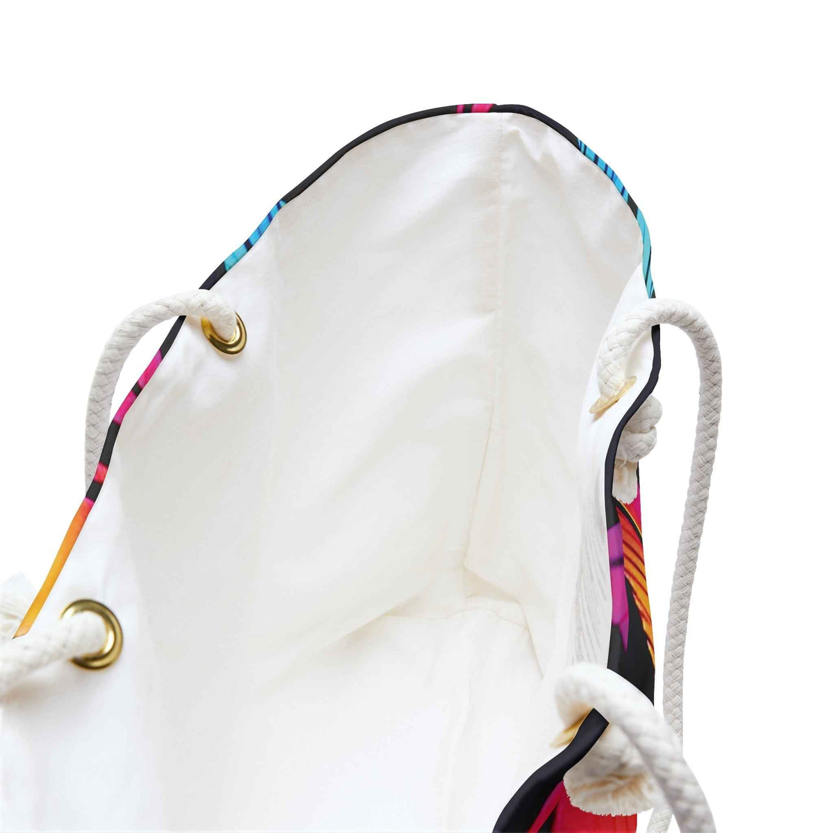 Sac de voyage plumes tropicales colorées | Fourre-tout de voyage vif