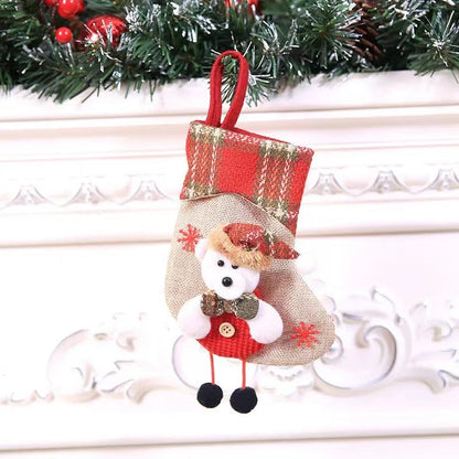 Christmas Stocking Pendant – Festive Holiday Gift Bag Hanging Decoration