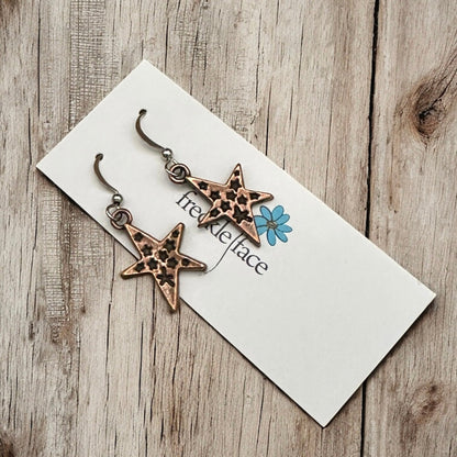 Boucles d'oreilles étoile pleine d'étoiles