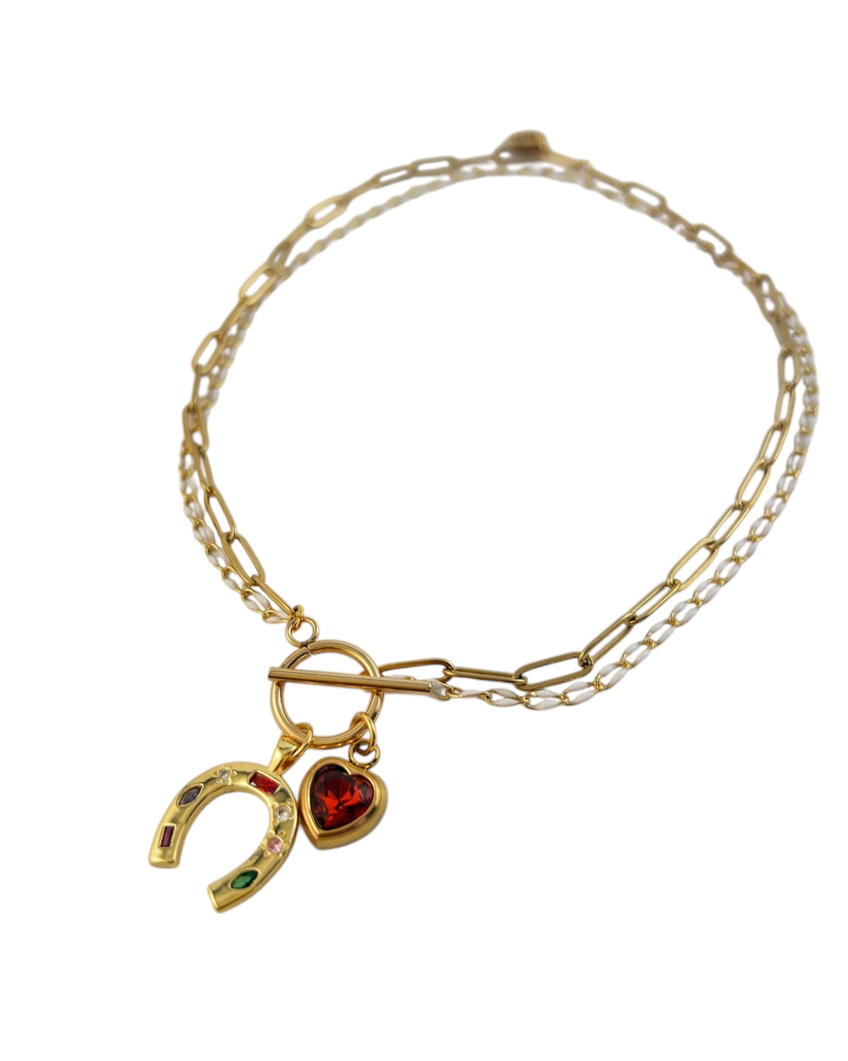 Lucky in Love Gold Necklace