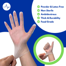 Gants d'examen en vinyle synthétique Pacific First Aid