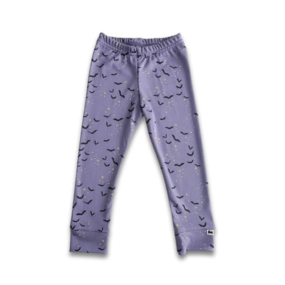 Youth Bamboo Leggings | Batty Twilight