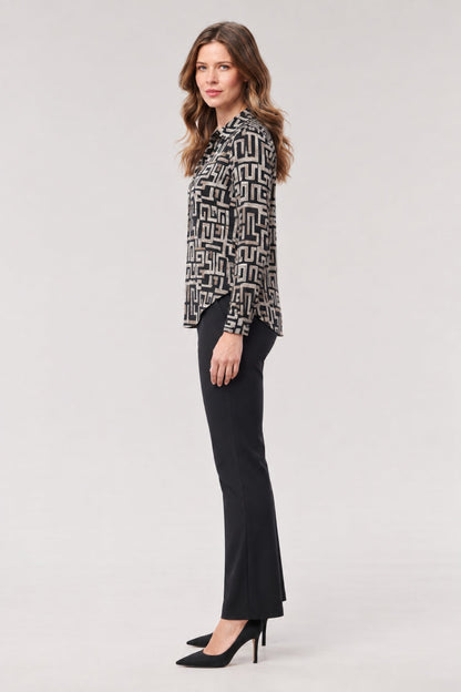 Bala Wrinkle-Free Button-Down Blouse