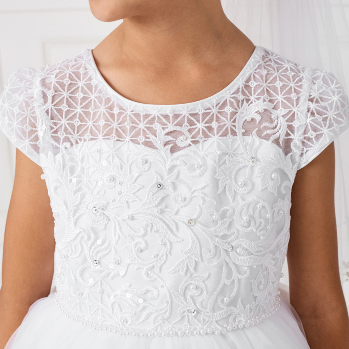 Robe de cérémonie fille Leila Lace