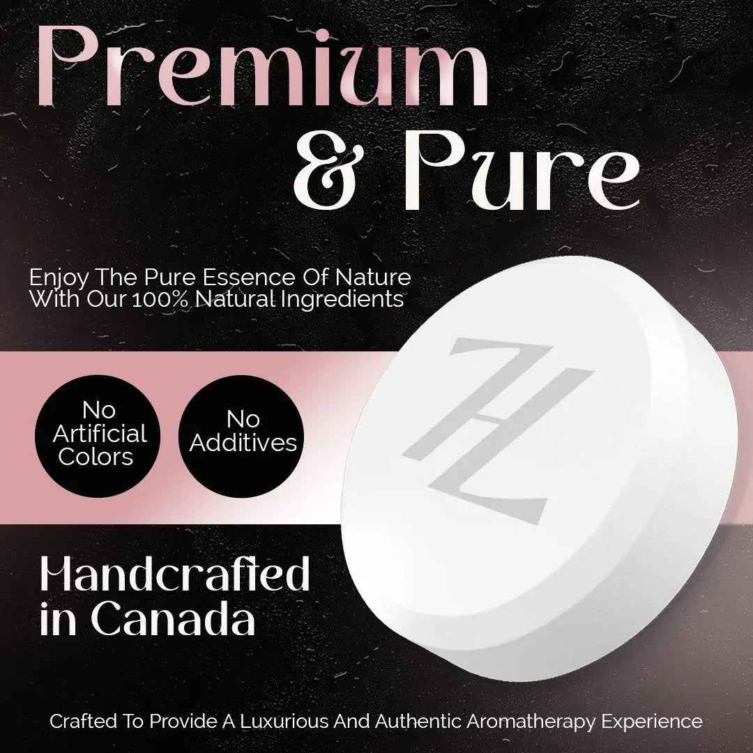 Ensemble-cadeau de bombes de douche Zen & Hearth – 6 parfums d'aromathérapie dans une boîte-cadeau haut de gamme | Cadeau de soins personnels aux huiles essentielles naturelles pour femmes, anniversaires et fêtes | Fait à la main au Canada