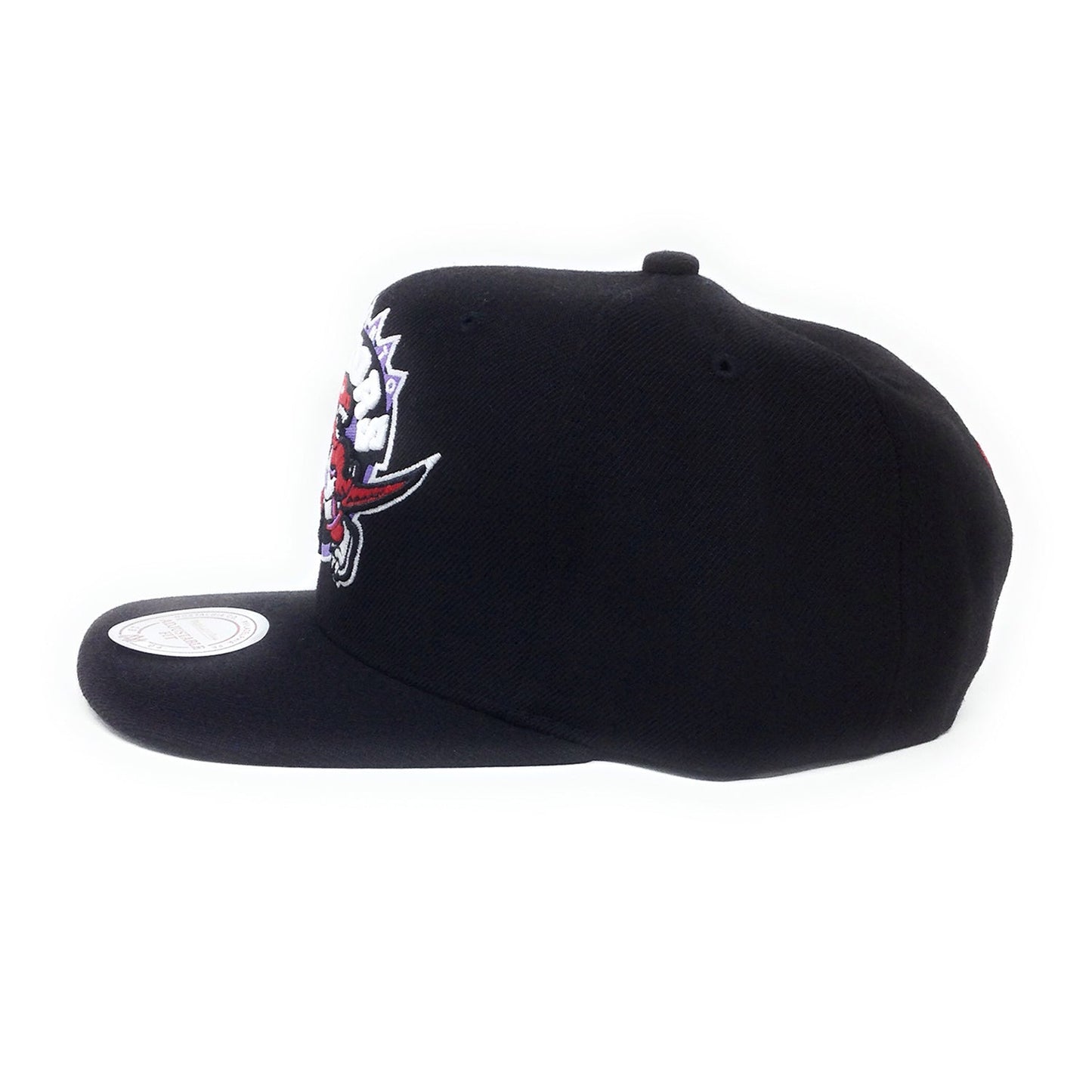 Casquette Mitchell & Ness Toronto Raptors Retro Logo Rouge/Violette/Noire