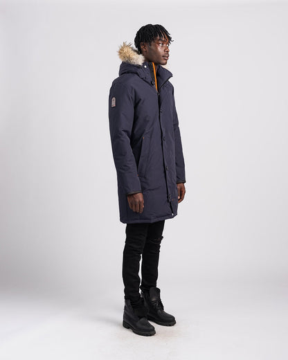 Outdoor Survival Canada Men's Nevluk -40 Down Parka, Cold Lake Blue, 2XL - ON DISPLAY
