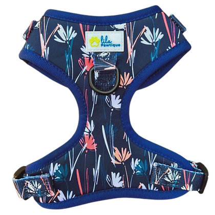 Harnais réglable pour chien Fleurs Célestes | Lila Pawtique