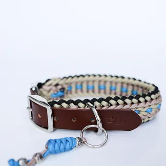 Collier pour chien réglable Lila Pawtique style macramé Ocean
