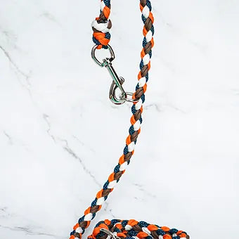 Lila Pawtique Laisse de Luxe Macramé Style Tribal pour Animaux