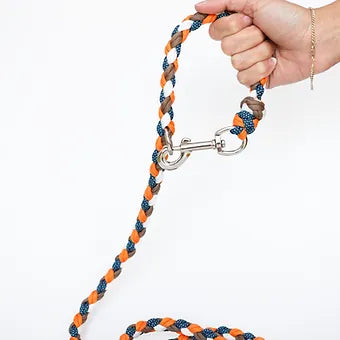 Lila Pawtique Laisse de Luxe Macramé Style Tribal pour Animaux