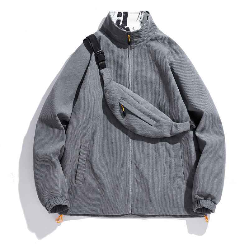 Veste en velours côtelé tendance pour garçon
