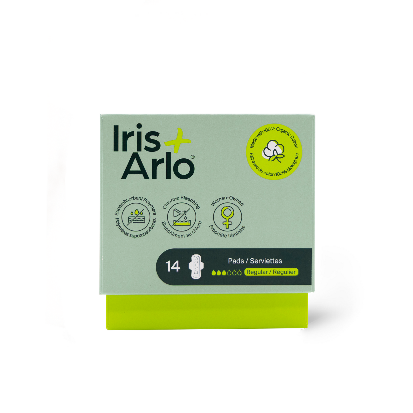 Serviettes régulières 100 % coton biologique