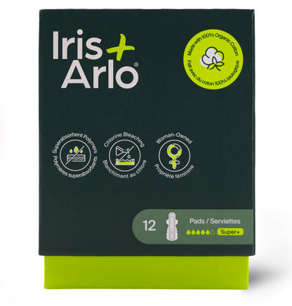 100% Organic Cotton Super + Pads