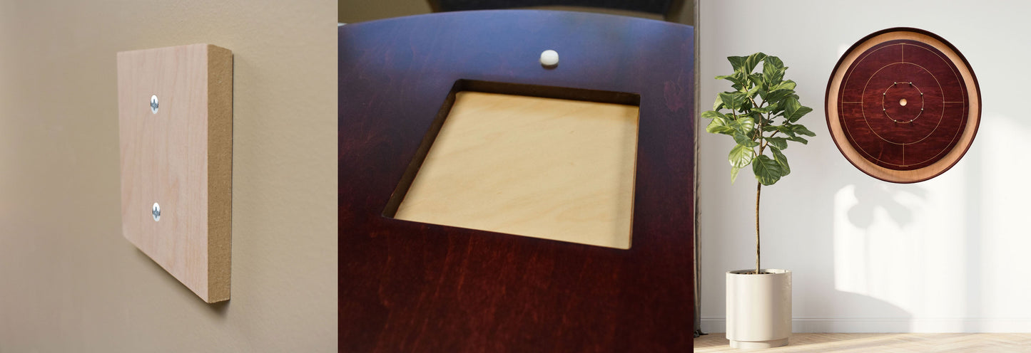 Le Red Maple par Crokinole Canada - Jeu de Crokinole de Tournoi - Conforme aux Normes NCA