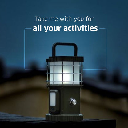 TRU De-LIGHT BUDDY Lampe LED dimmable / Batterie externe / Enceinte Bluetooth / Lampes latérales indépendantes - Musique / Décoration - Tout-en-un
