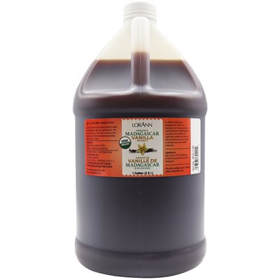 Organic Madagascar Vanilla Extract - 4 oz. - 16 oz. - 1 Gallon - 5 Gallons - Ships Free Within Canada on Orders Above CAD $199