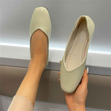 Chaussures basses en viscose à bout carré, talon épais et bout renforcé