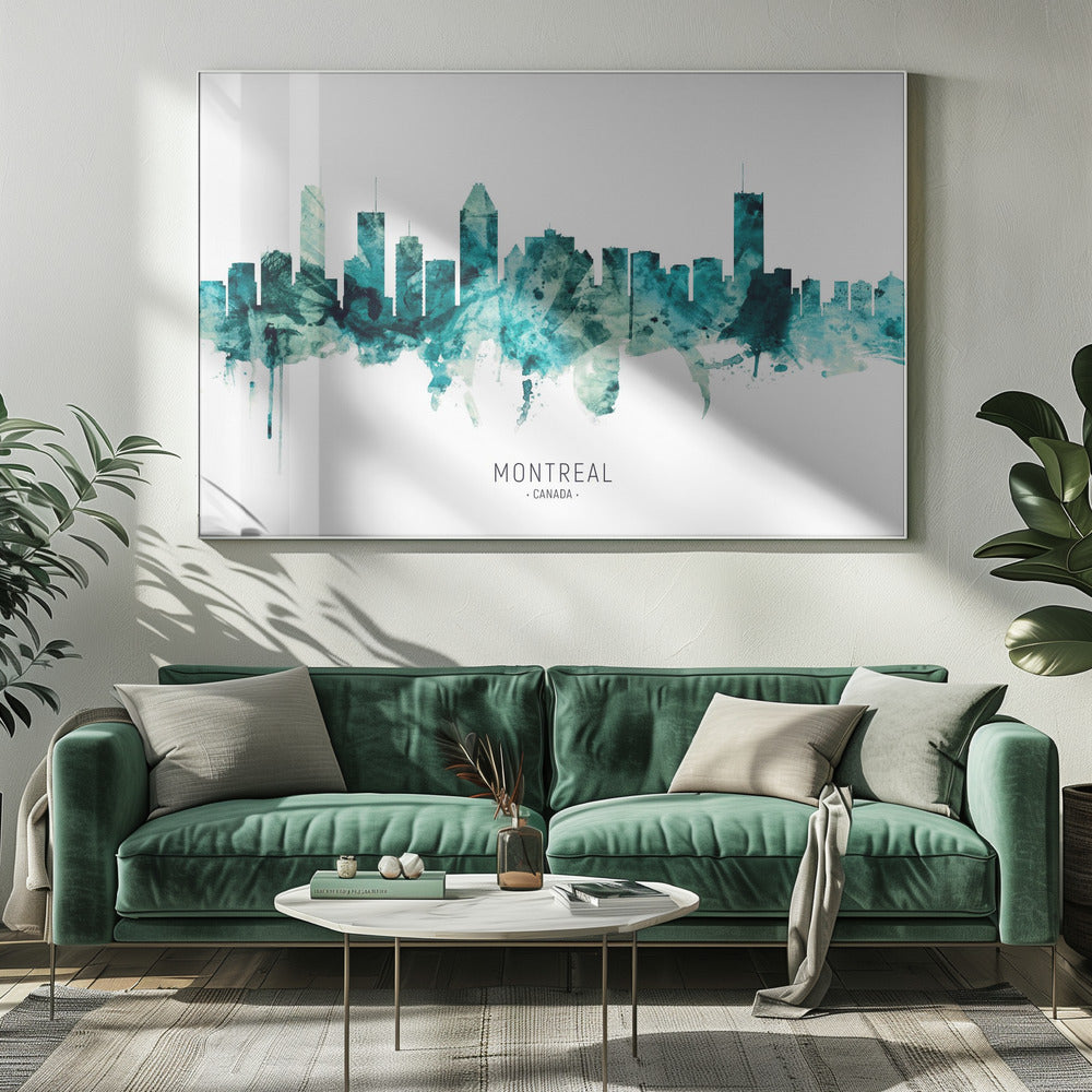 Décoration murale Montréal Canada Skyline