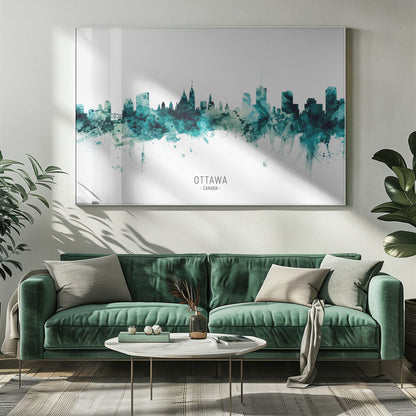 Art mural Ottawa Canada Ligne d'horizon