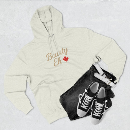 Chandail à capuchon Beauty Eh Canadian - Molleton à capuche Pride à la feuille d'érable - Vêtements de fête du Canada pour femmes - Molleton à capuchon doublé en polaire confortable