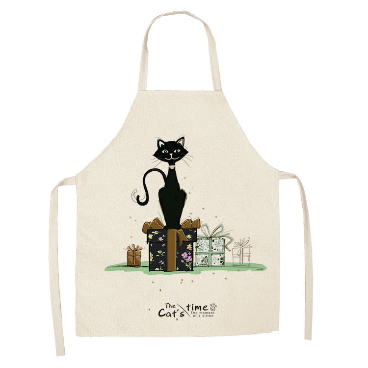 Tablier de chat mignon style dessin animé européen et américain