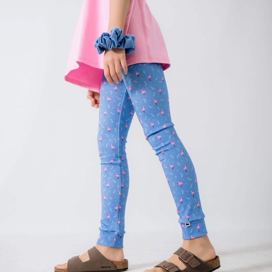 Kids' Bamboo Leggings | Tidal Blue