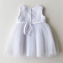 Robe de cérémonie bébé en dentelle illusion