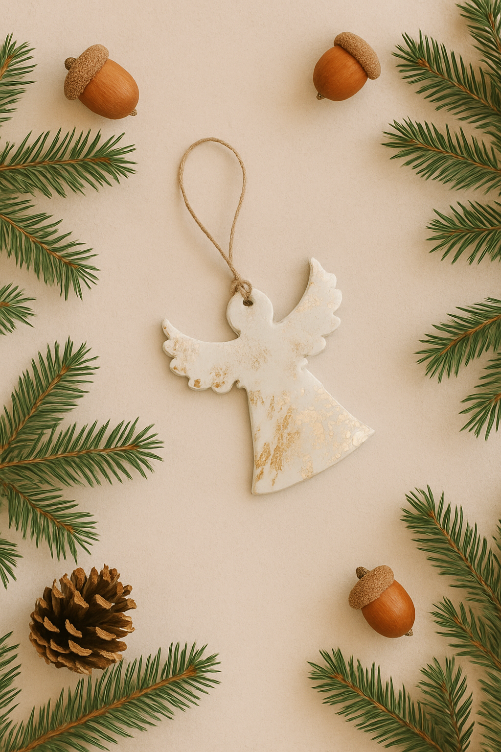 Ange de Noël fait main