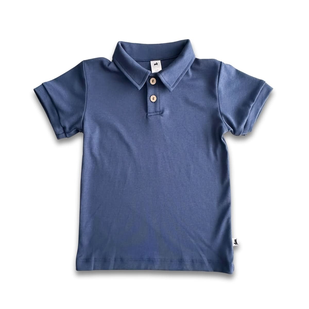 Youth Bamboo Polo Shirt | Powder Blue