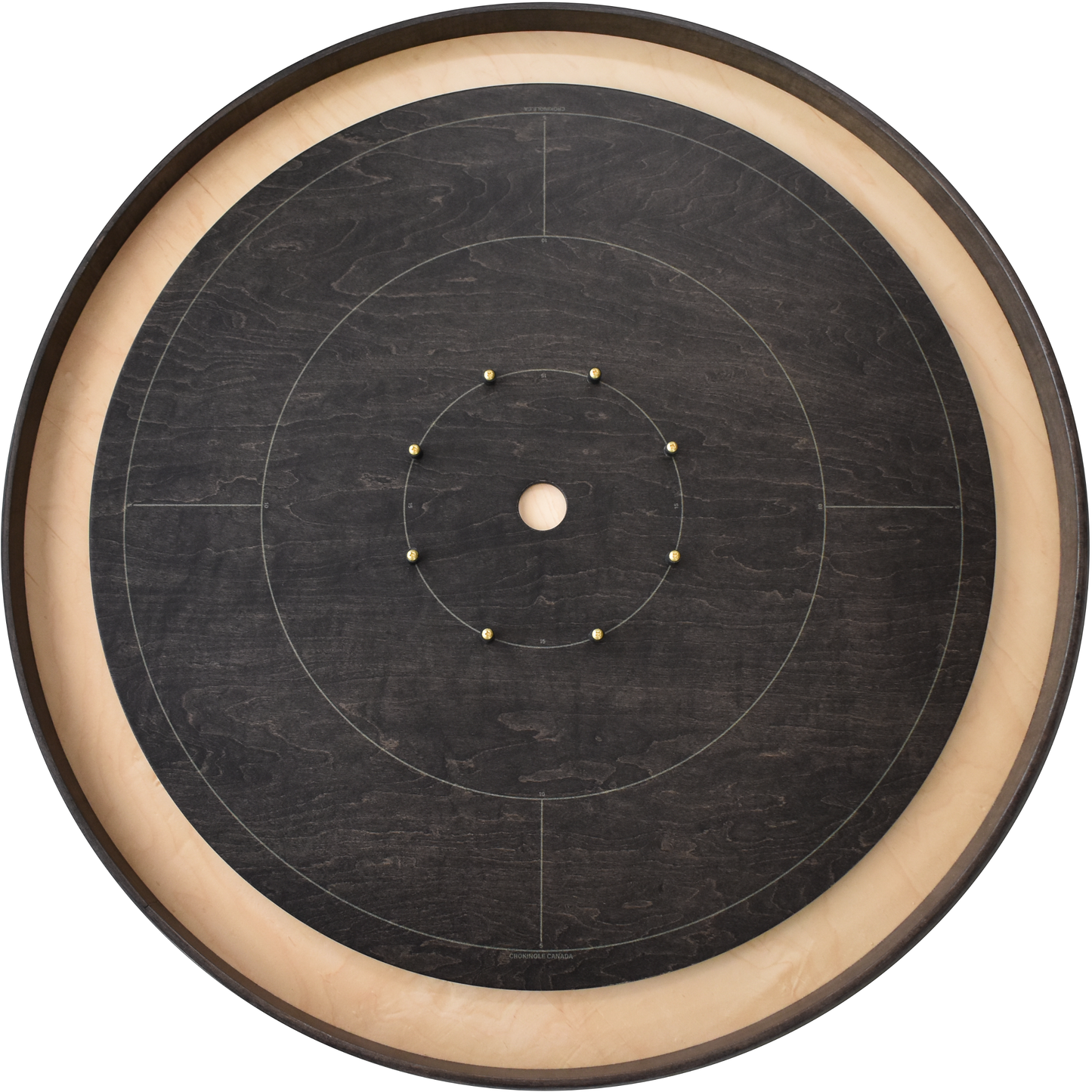 Le jeu de crokinole The Gray Maple par Crokinole Canada - Ensemble de jeu de crokinole de tournoi - Conforme aux normes de la NCA