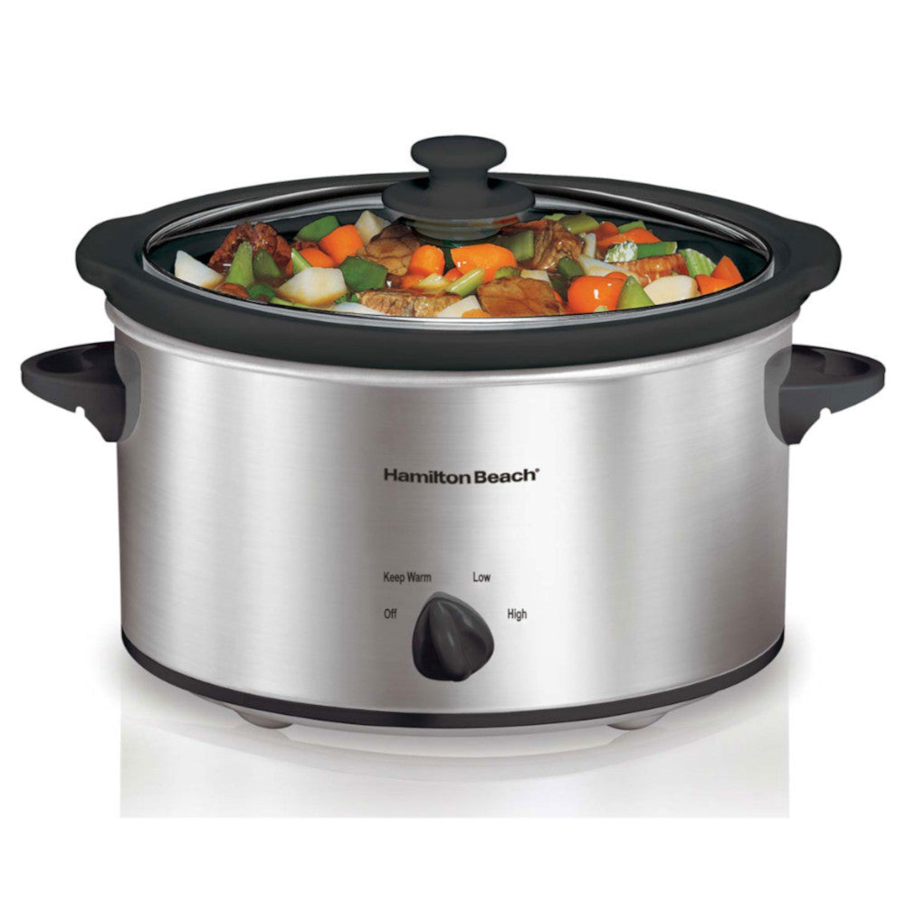 HAMILTON BEACH 33140VCR 4QT Oval Slow Cooker