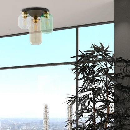 Plafonnier à 3 ampoules de style moderne du milieu du siècle MARCO pour salon, cuisine et salle à manger