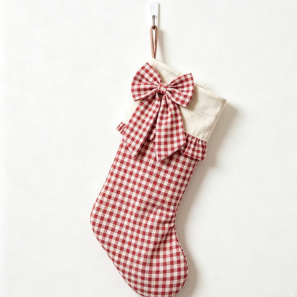 Christmas Fireplace Decorative Stocking Gift Bag