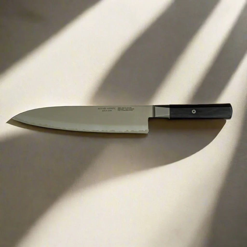 Couteau Gyutoh Miyabi 4000 FC 24 cm – Manche Noir
