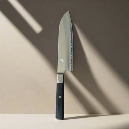 Miyabi 4000 FC Couteau Santoku 18 cm – Manche noir