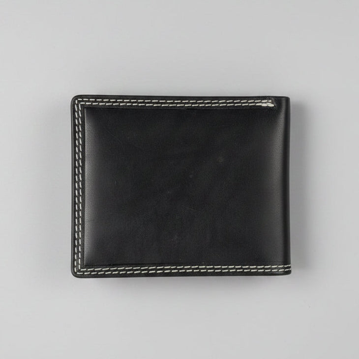 Portefeuille Bifold en cuir de vache pour homme avec aigle en relief