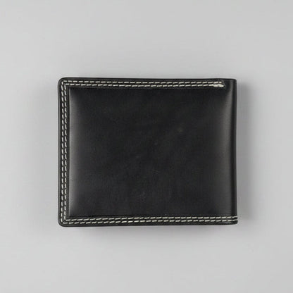 Portefeuille Bifold en cuir de vache pour homme avec aigle en relief