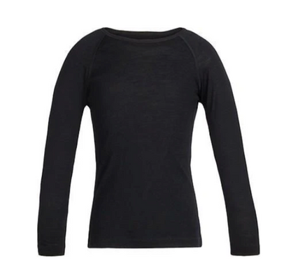 Haut à col rond Kombi B2 en mélange de mérinos pour femme 190 g Couche de base de poids moyen Taille XL
