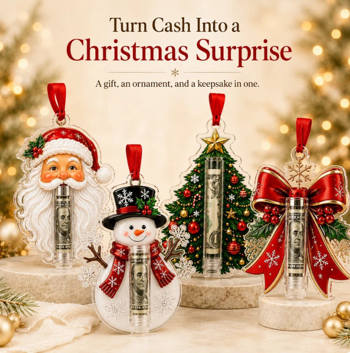 Christmas Cash Holder Ornament