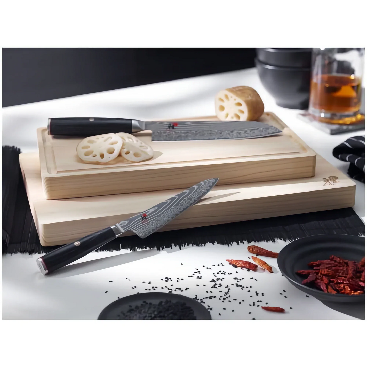 Miyabi Kaizen II Couteau de Chef Gyutoh 5000FCD 20 cm – Acier Damas
