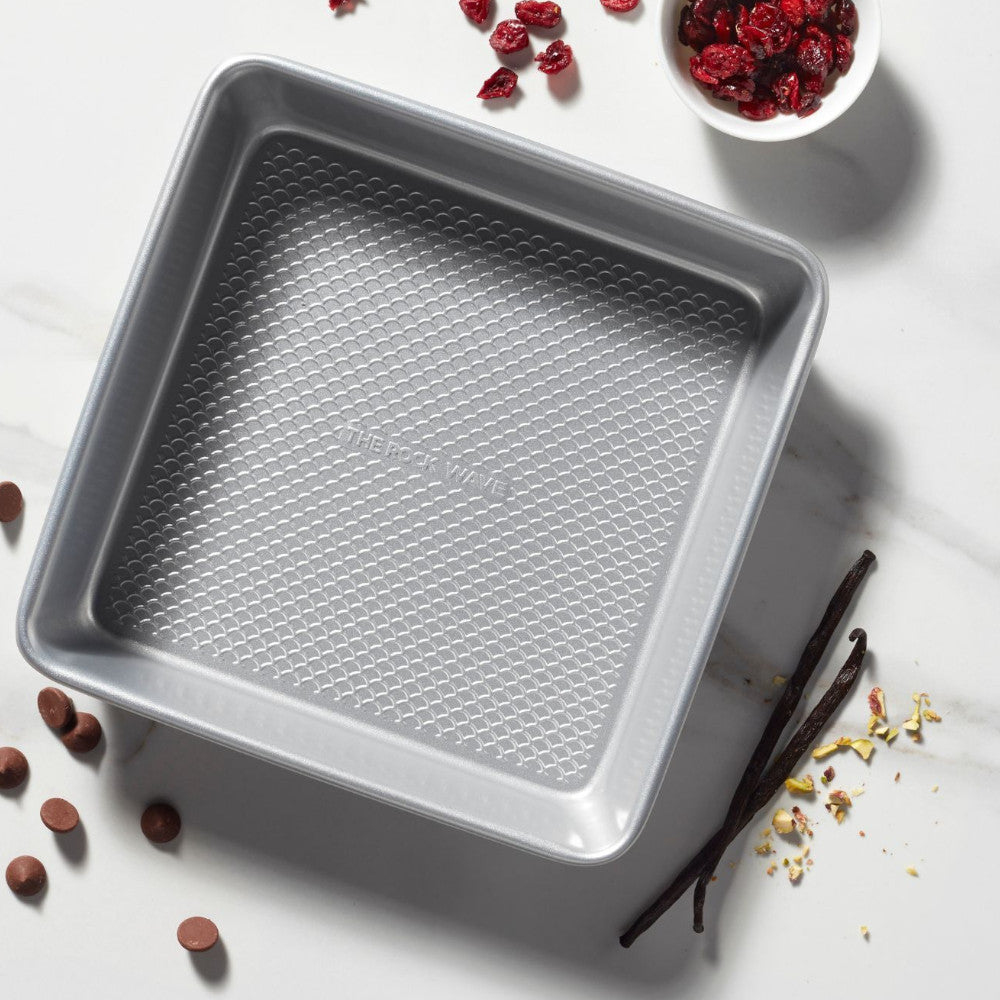 STARFRIT 034835 The Rock WAVE PRO 9" (23cm) Square Pan Carbon Steel