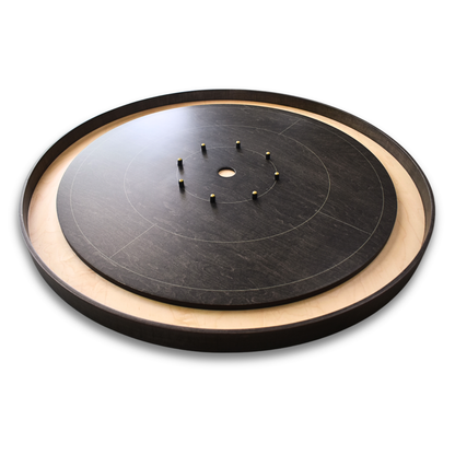 Le jeu de crokinole The Gray Maple par Crokinole Canada - Ensemble de jeu de crokinole de tournoi - Conforme aux normes de la NCA