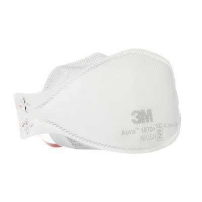 3M Aura 1870+ N95 Surgical Mask - 1 Piece, 10, 25, 40 Packs, or Case of 440