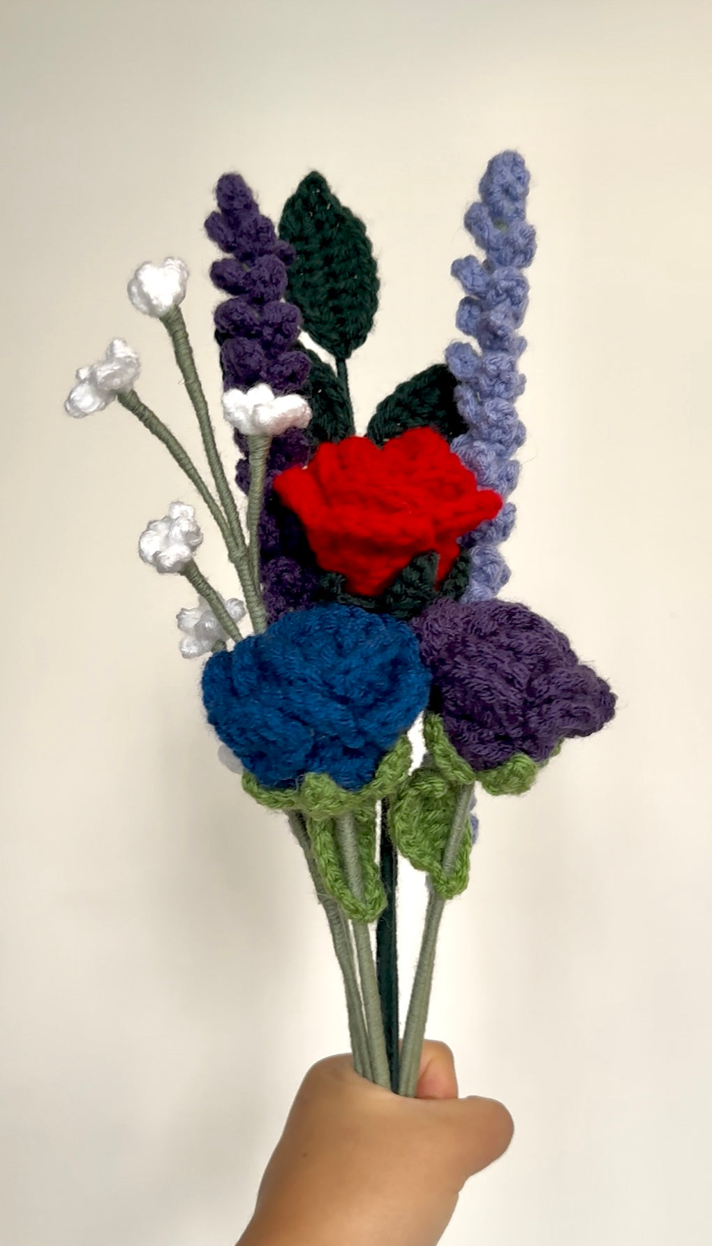Handmade ZODIAC Crochet Flower Bouquet: Acrylic Cotton Yarn