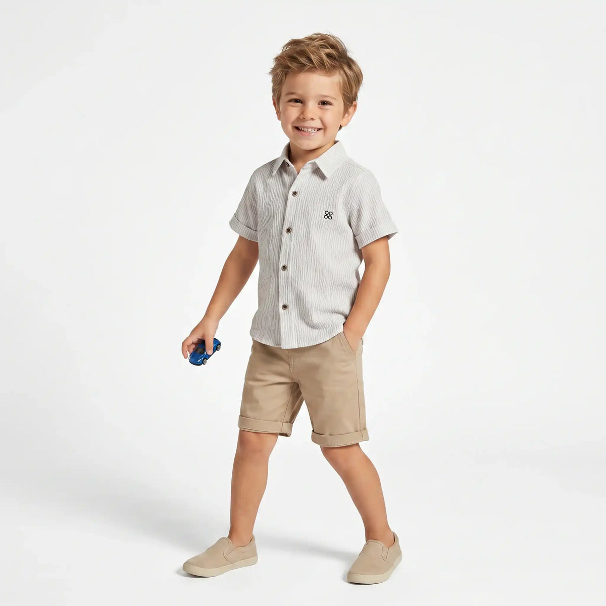 Charlie Charm Shirt & Shorts Set