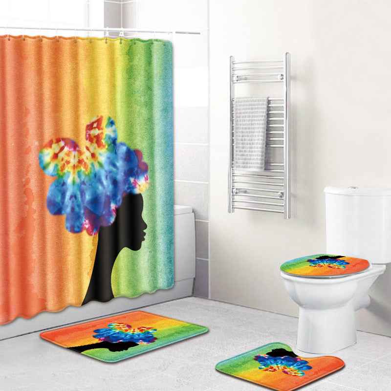 Tapis de bain antidérapant – Ensemble 3 pièces série féminine