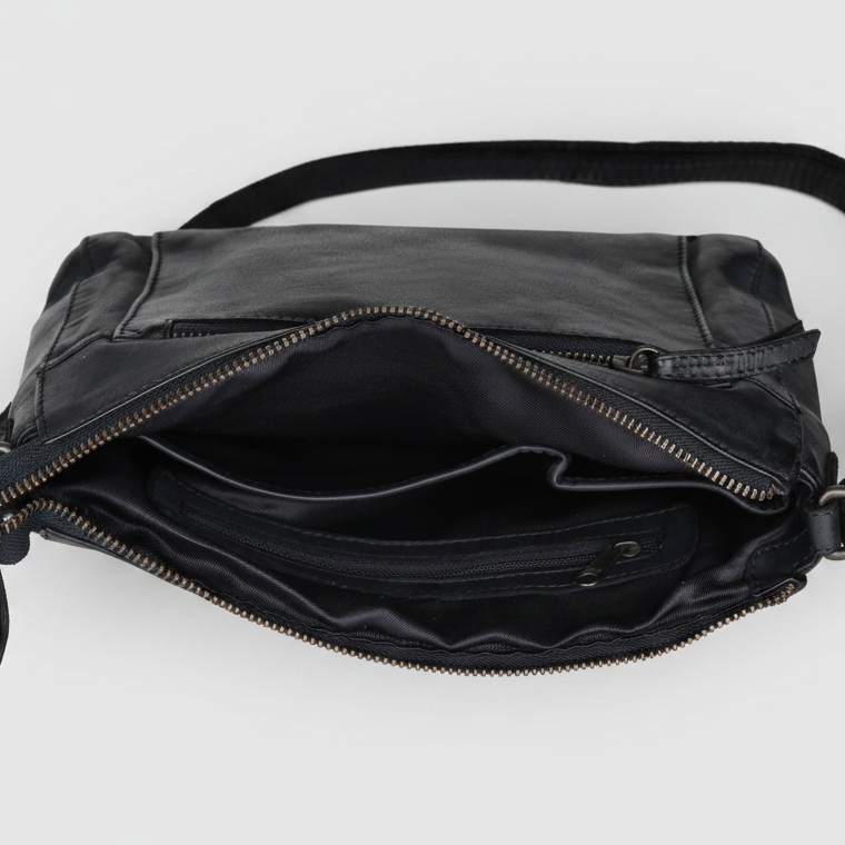 Sac en cuir à bandoulière MET Organizer