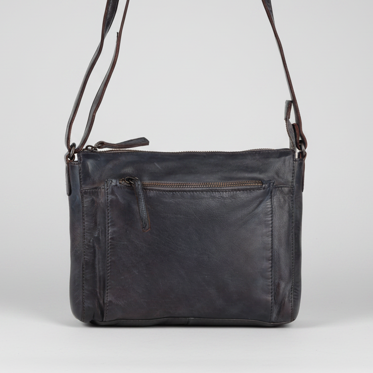 Sac en cuir à bandoulière MET Organizer